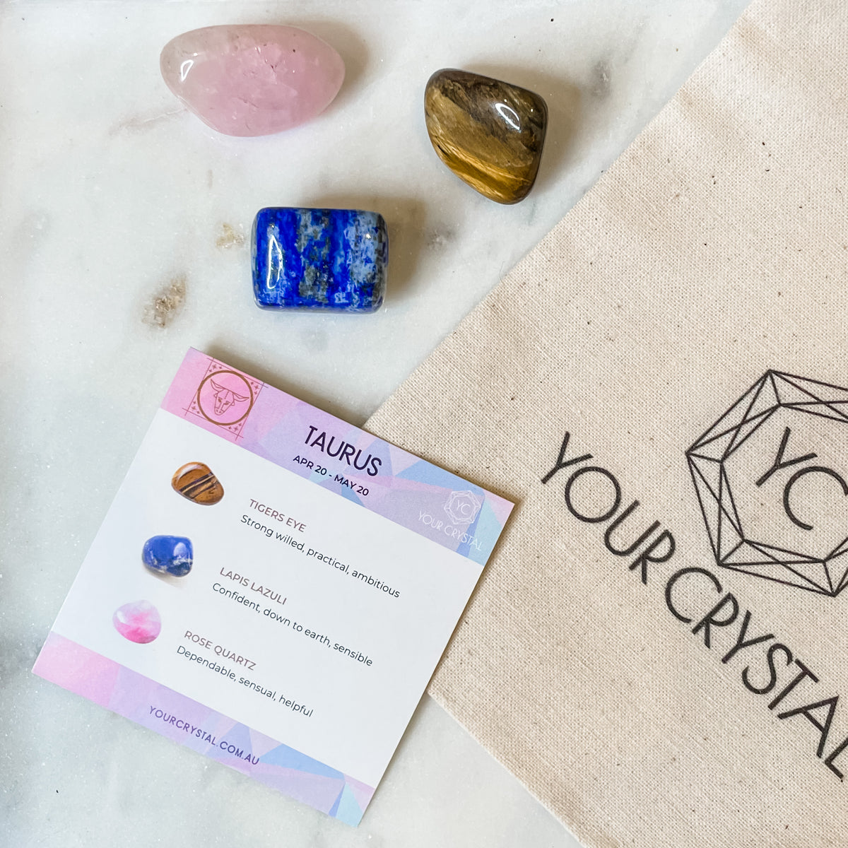 Taurus Zodiac Set | Healing Crystals Australia – Your Crystal
