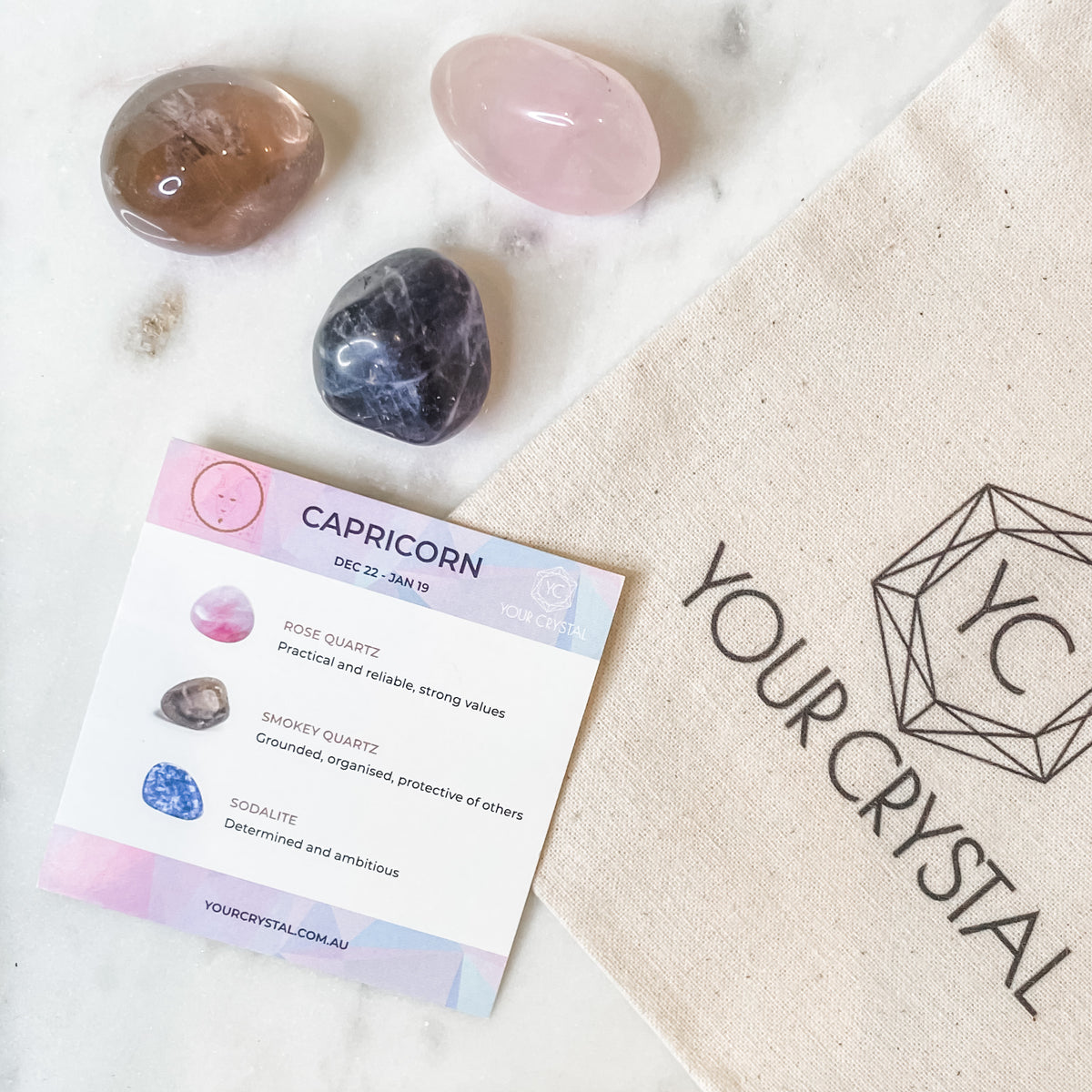 Capricorn Zodiac Set | Healing Crystals Australia – Your Crystal