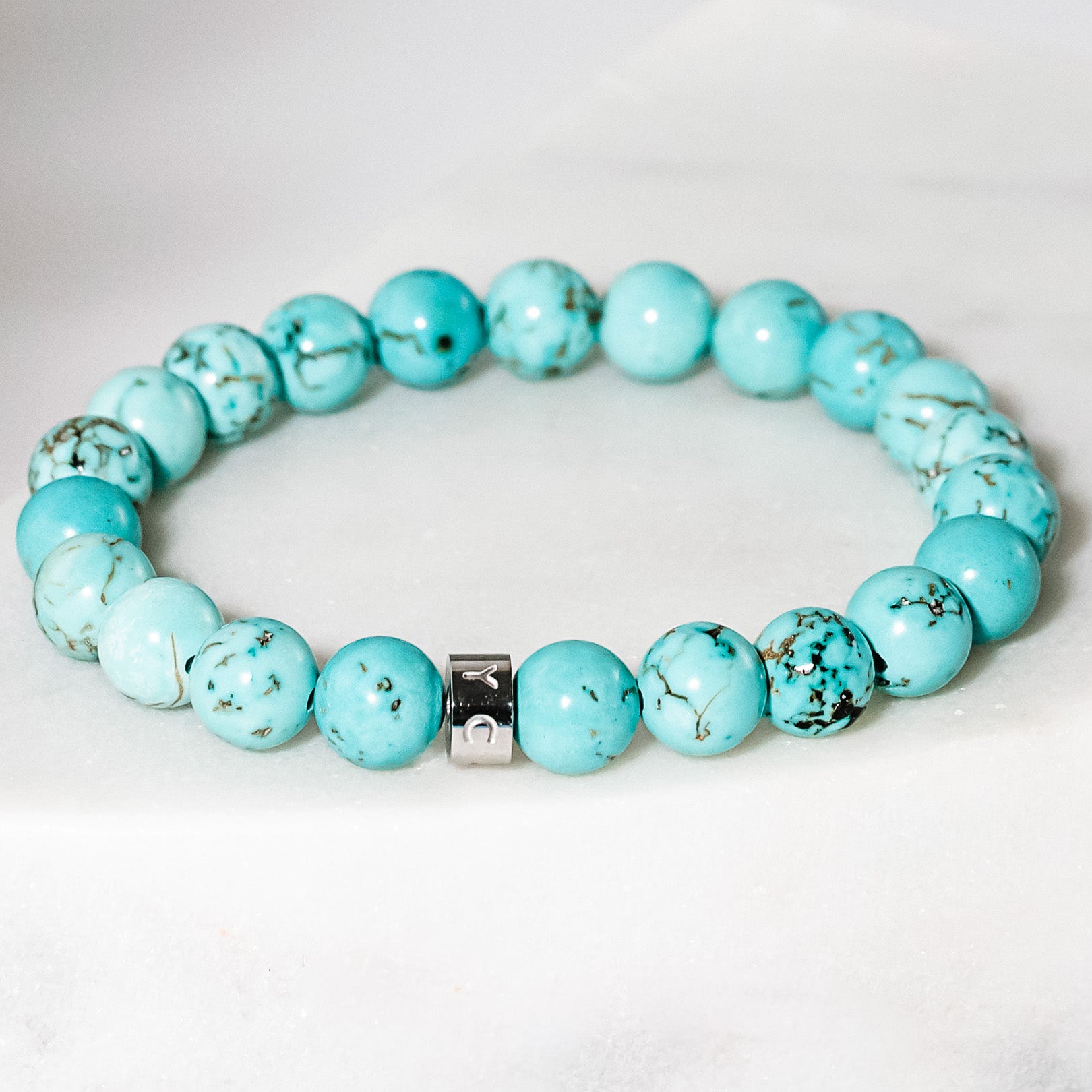 Turquoise Crystal Bracelet :: Feng Shui Crystal